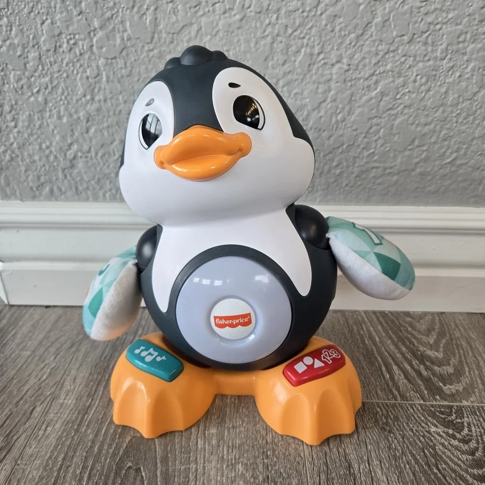 Fisher-Price Linkimals Cool Beats Penguin Learning Toy Interactive Music Works